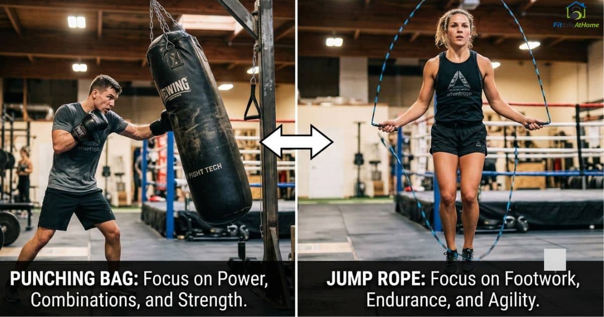 Punching Bag vs Jump Rope